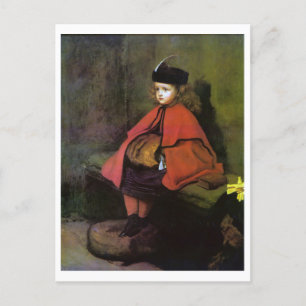 Mein erster Prediger, John Everett Millais Postkarte
