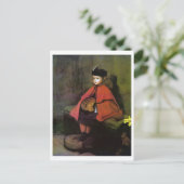 Mein erster Prediger, John Everett Millais Postkarte (Stehend Vorderseite)