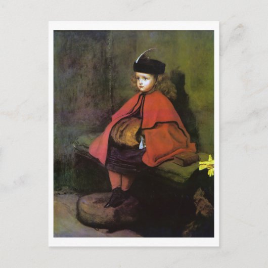 Mein erster Prediger, John Everett Millais Postkarte (Vorderseite)