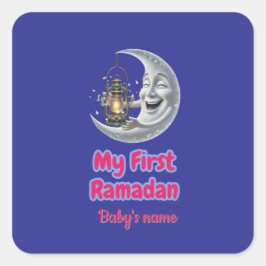 Mein erster RAMADAN Quadratischer Aufkleber