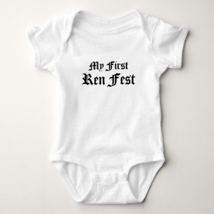 Mein erster Ren Fest Baby Renaissance Bodysuit Strampler