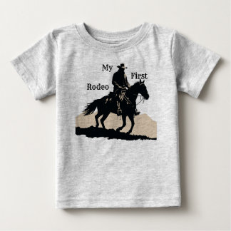Mein erster Rodeo' Baby T - Shirt von Rodeo Birthd