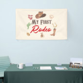 Mein erster Rodeo Cowboy 1. Geburtstag Banner (Messeveranstaltung)