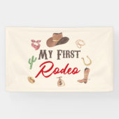 Mein erster Rodeo Cowboy 1. Geburtstag Banner (Horizontal)