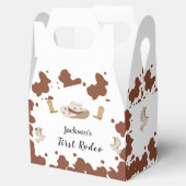 Mein erster Rodeo Cowboy 1. Geburtstag Geschenkschachtel (Geöffnet)