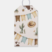 Mein erster Rodeo Cowboy Vielen Dank zum Geburtsta Geschenkanhänger (Rückseite)