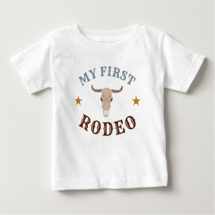 Mein erster Rodeo Western Cowboy 1. Geburtstag Bla Baby T-shirt