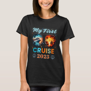 Mein erster Schifffahrt Urlaub 2025 Familienurlaub T-Shirt