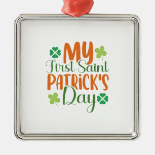 Mein erster St. Patrick S Day Ornament Aus Metall