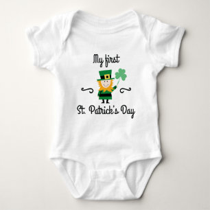 Mein erster St. Patrick's Day Baby Strampler