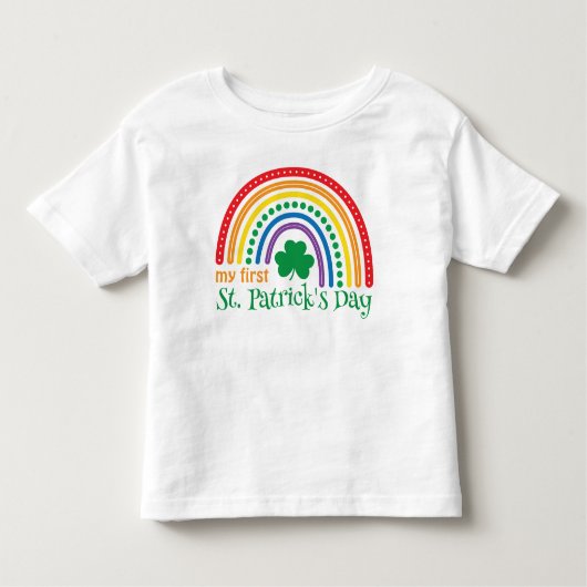 Mein erster St. Patrick's Day Kleinkind T-shirt (Vorderseite)