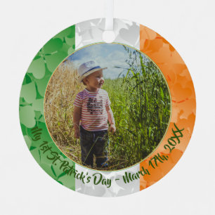 Mein erster St. Patrick's Day Ornament Aus Metall