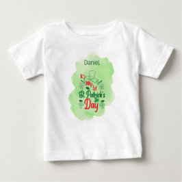 Mein erster St. Patricks Day Personalisiert Baby T-shirt