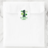 Mein erster St. Patrick's Day ☘️ Runder Aufkleber (Tasche)