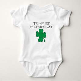 Mein erster St. Patrick's Day St. Patrick's Day Gr Baby Strampler