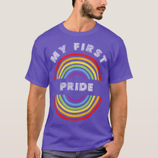 Mein erster Stolz: LGBT LGBTQ T LGBT Support T-Shirt