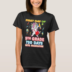 Mein erster Tag der 9. Klasse 720 Tage bis zum Abs T-Shirt