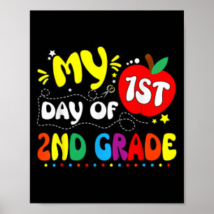 Mein erster Tag der zweiten Klasse Lehrer kids 1. Poster