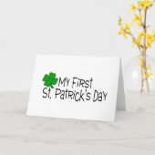 Mein erster Tag St. Patricks Karte (Gelbe Blume)
