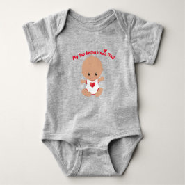 Mein erster Valentinstag Baby Bodysuit Baby Strampler