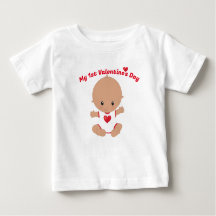 Mein erster Valentinstag Baby T - Shirt