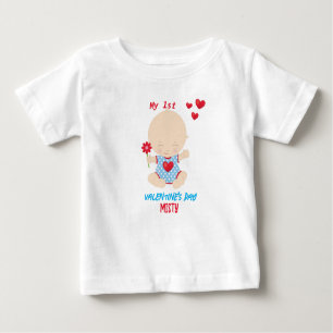 Mein erster Valentinstag Baby T - Shirt