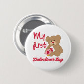 Mein erster Valentinstag Button (Vorne & Hinten)