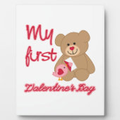 Mein erster Valentinstag Fotoplatte (Vorderseite)