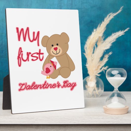 Mein erster Valentinstag Fotoplatte (Seite)