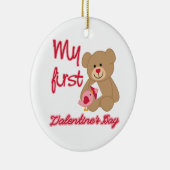 Mein erster Valentinstag Keramikornament (Rechts)