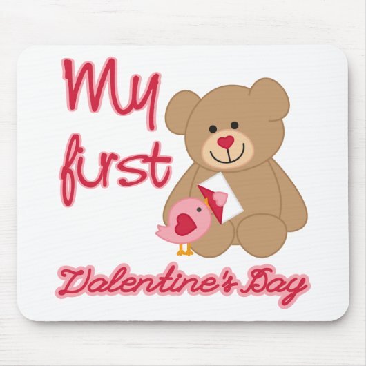 Mein erster Valentinstag Mousepad (Vorne)