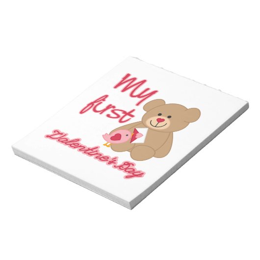 Mein erster Valentinstag Notizblock (Rotiert)