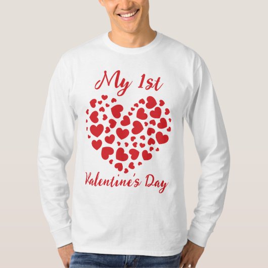 Mein erster Valentinstag T - Shirt (Vorderseite)