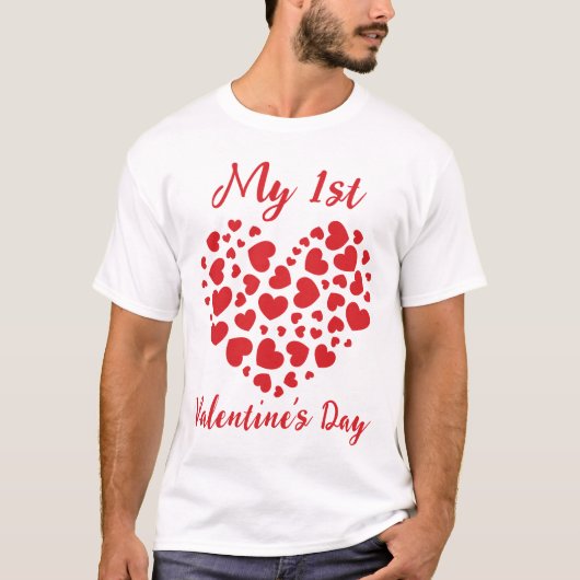 Mein erster Valentinstag T - Shirt (Vorderseite)