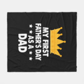 Mein erster Vater als Vater 2021 Fleecedecke (Vorderseite (Horizontal))