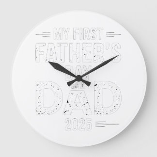 Mein erster Vater als Vater 2025 Große Wanduhr