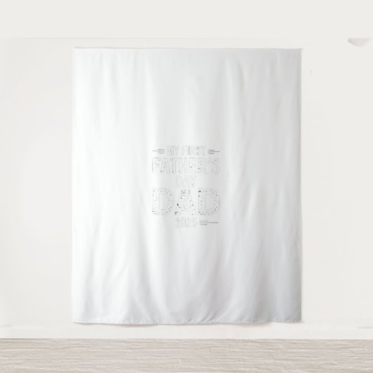 Mein erster Vater als Vater 2025 Wandteppich (Vorderseite)