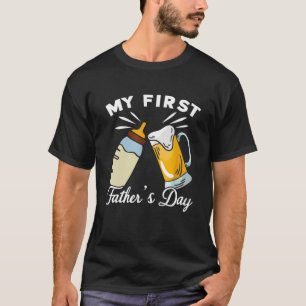 Mein erster Vatertag Witziger Vater T-Shirt