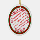 Mein erster Weihnachts-Foto-Rahmen Keramikornament (Rechts)