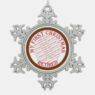 Mein erster Weihnachts-Foto-Rahmen Schneeflocken Zinn-Ornament
