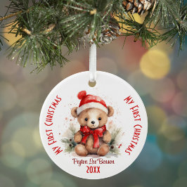 Mein erster Weihnachts-Individuelle Name Weihnacht Keramik Ornament