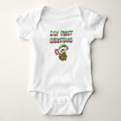 Mein erster Weihnachts-Little Elf Baby Strampler (Vorderseite)