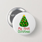 Mein erster Weihnachtsbaum Button (Vorne & Hinten)