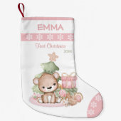 Mein erster Weihnachtsjungweihnachtsjugendlicher S Kleiner Weihnachtsstrumpf (Vorderseite)