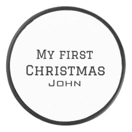Mein erster Weihnachtsnamen männlichen Text simuli Eishockey Puck