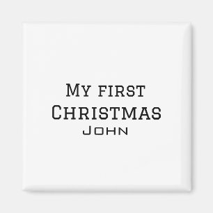 Mein erster Weihnachtsnamen männlichen Text simuli Magnet