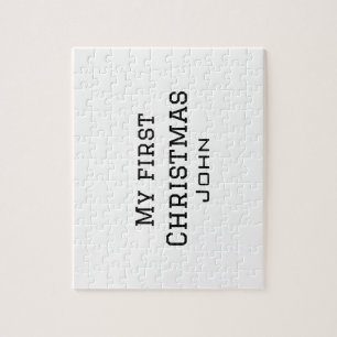 Mein erster Weihnachtsnamen männlichen Text simuli Puzzle