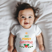Mein erster Weihnachtsstern und meine Garland Baby T-shirt