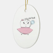 Mein erster Zahn Keramik Ornament (Links)