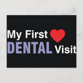 Mein erster Zahnarztbesuch Postkarte